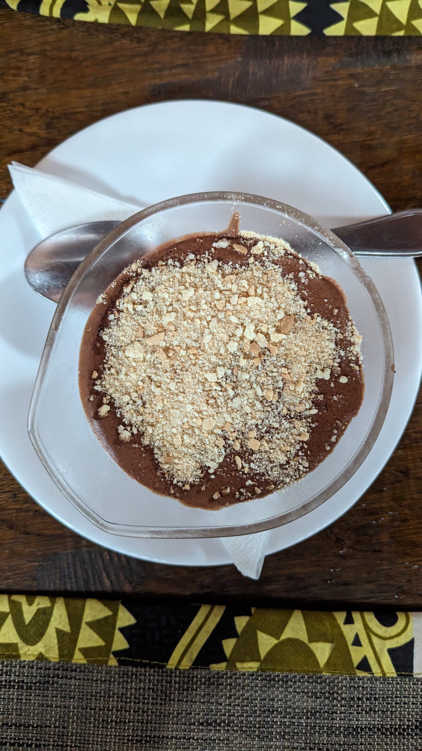 Leckeres Schokoladenmousse als Dessert